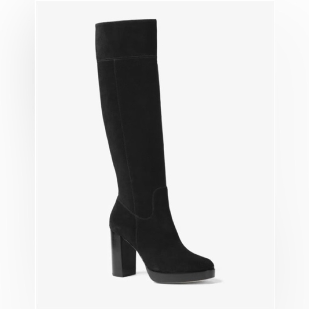 Michael Kors Regina Platform Suede Boot